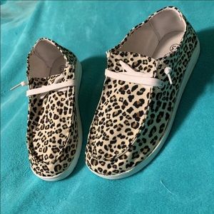Cheetah print shoes